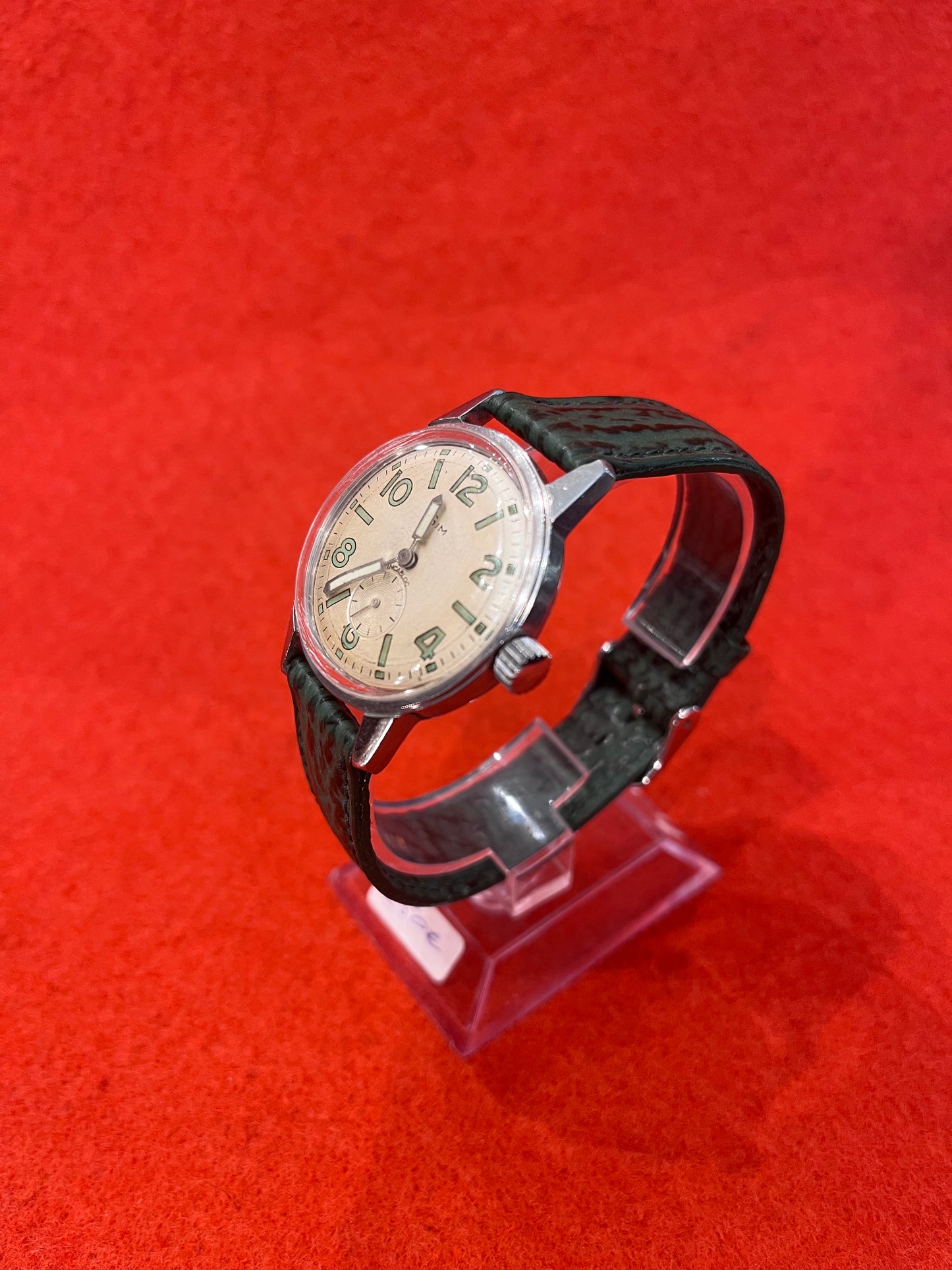 SIM – Vintage "Petite Seconde" – Style Militaire (Années 50)